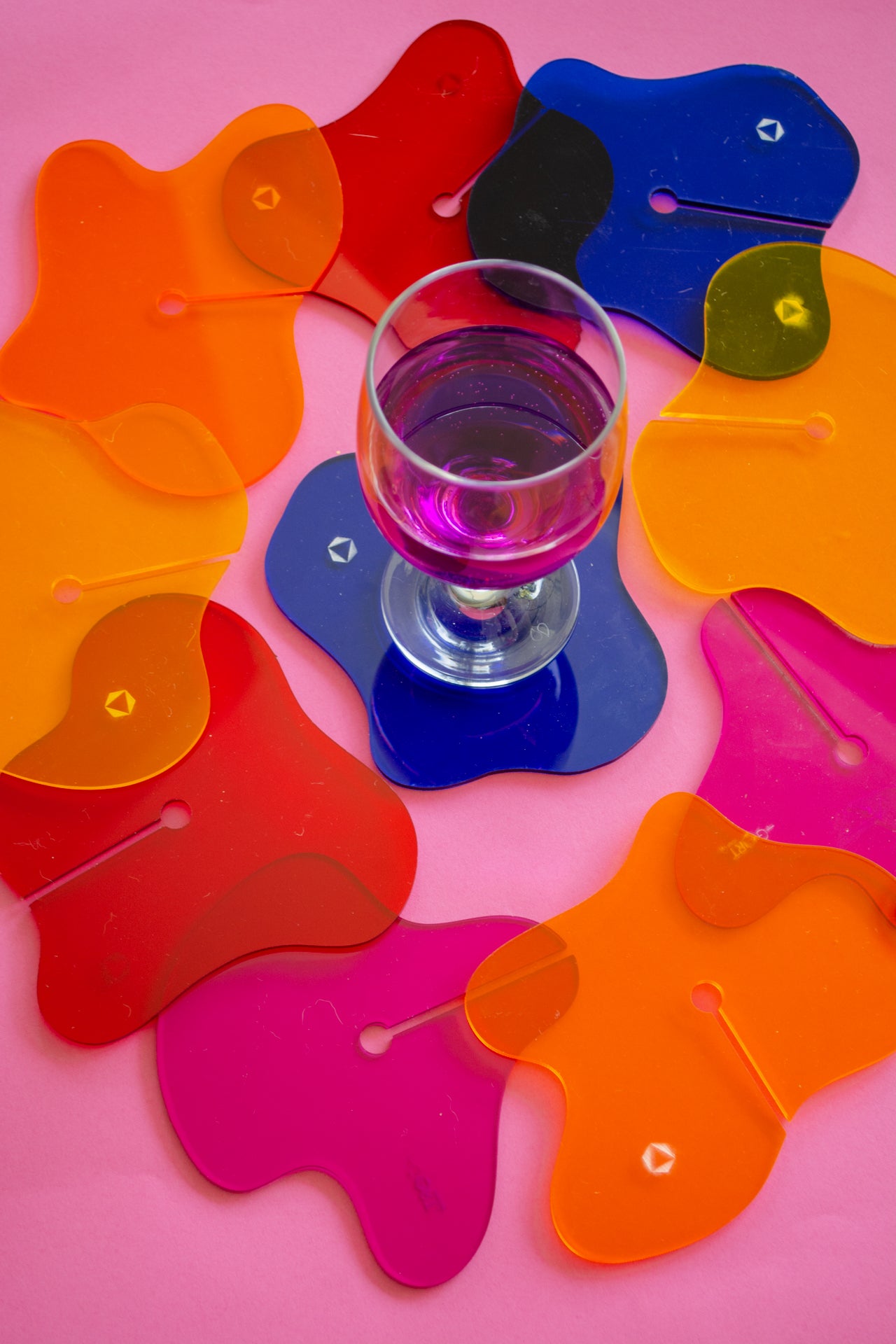 Posavasos Abstractos "Rainbow"
